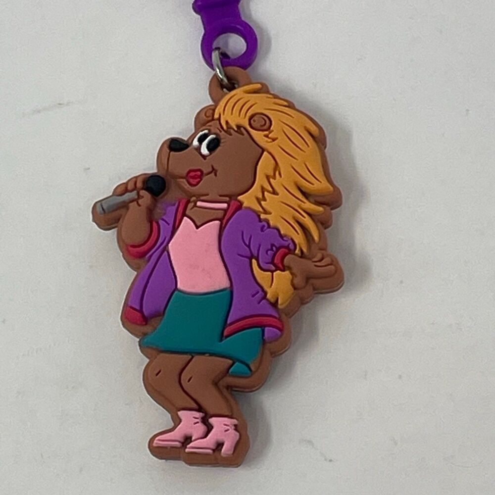 Hedge Hogg "Go Hog Wild" Singer Keychain Backpack Clip - 2.5" Figure